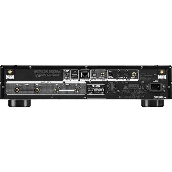 Denon DNP-2000NE | Lecteur réseau Haute Résolution - HEOS intégré - Wi-fi - Noir-Sonxplus Sorel