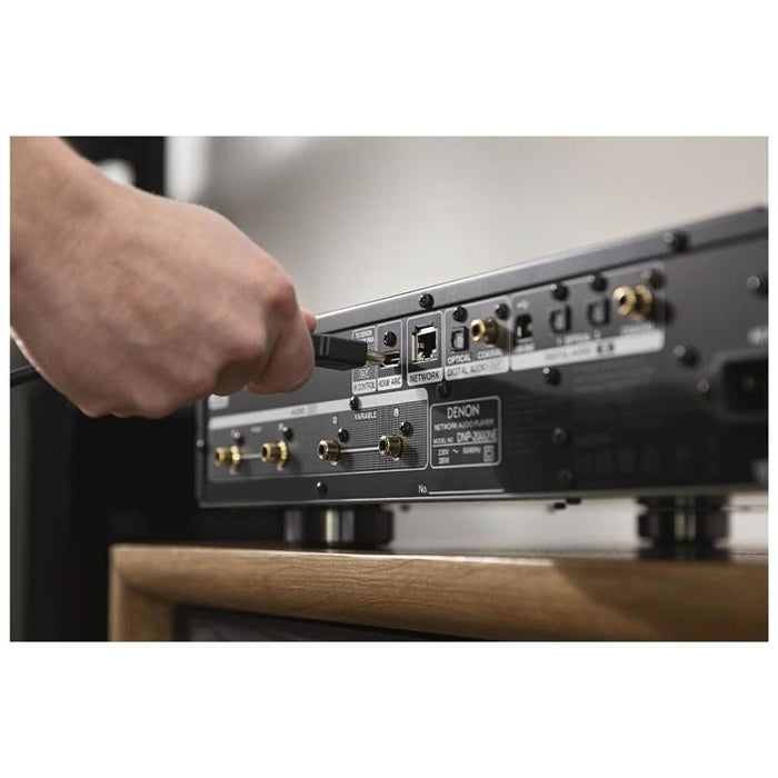 Denon DNP-2000NE | Lecteur réseau Haute Résolution - HEOS intégré - Wi-fi - Noir-Sonxplus Sorel