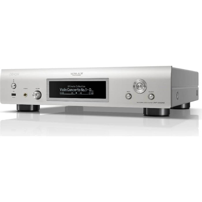 Denon DNP-2000NE | Lecteur réseau haute résolution - HEOS intégré - Wi-fi - Argent-Sonxplus Sorel