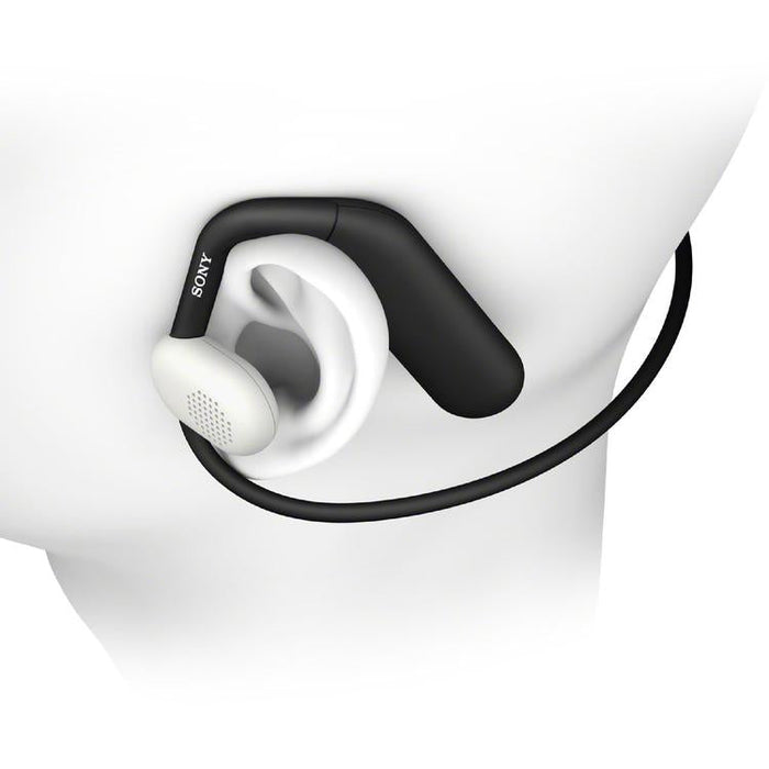 Sony Float Run WIOE610 | Ecouteurs avec micro - Supra-auriculaires - Bluetooth - Sans fil - Noir-Sonxplus Sorel