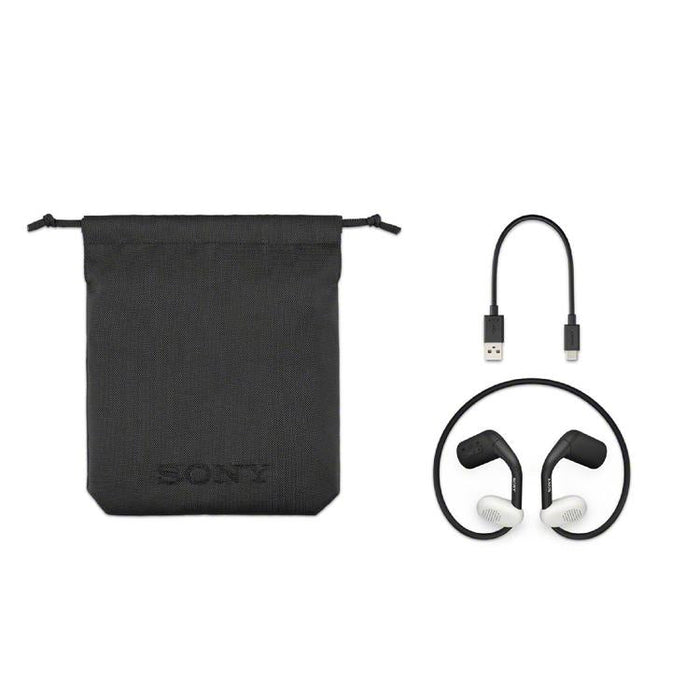 Sony Float Run WIOE610 | Ecouteurs avec micro - Supra-auriculaires - Bluetooth - Sans fil - Noir-Sonxplus Sorel