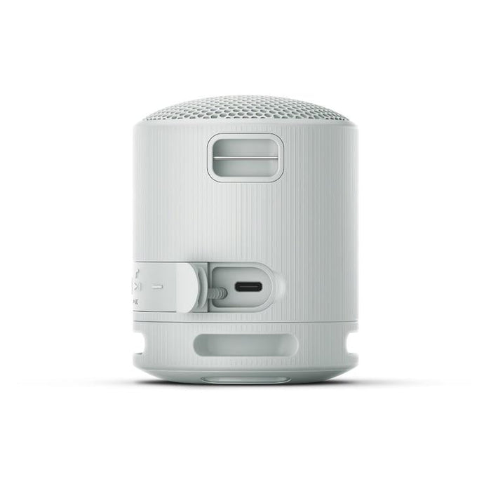 Sony SRS-XB100 | Haut-parleur portatif - Sans fil - Bluetooth - IP67 - Gris clair-Sonxplus Sorel