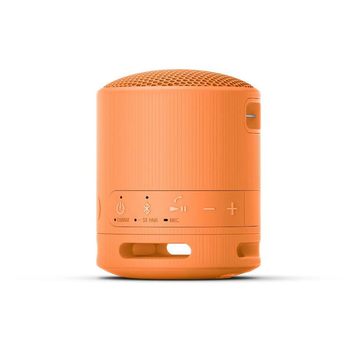 Sony SRS-XB100 | Haut-parleur portatif - Sans fil - Bluetooth - IP67 - Orange-Sonxplus Sorel