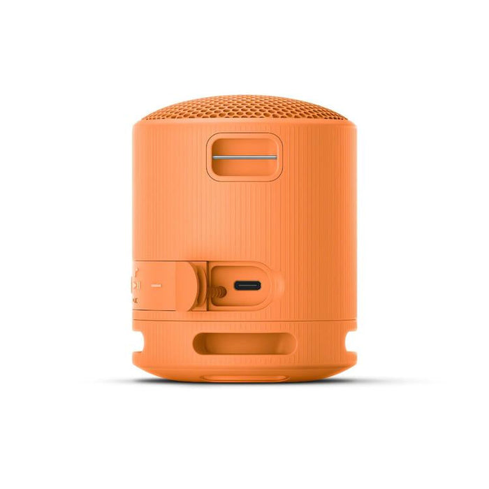 Sony SRS-XB100 | Haut-parleur portatif - Sans fil - Bluetooth - IP67 - Orange-Sonxplus Sorel