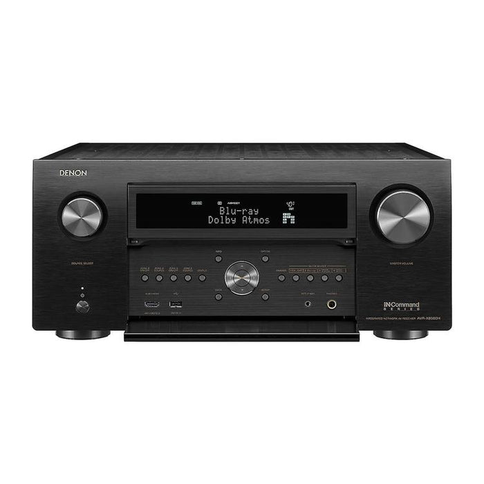 Denon AVRX8500HA & HOME250 | Ensemble Récepteur AV 13.2 canaux et haut-parleur sans-fil - Cinéma maison - Bluetooth - Wi-Fi - 8K - HEOS - Noir-Sonxplus Sorel