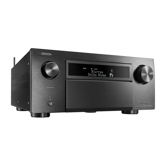 Denon AVRX8500HA & HOME250 | Ensemble Récepteur AV 13.2 canaux et haut-parleur sans-fil - Cinéma maison - Bluetooth - Wi-Fi - 8K - HEOS - Noir-Sonxplus Sorel