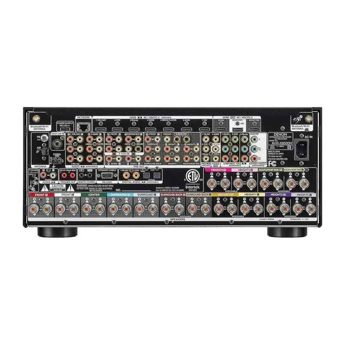 Denon AVRX8500HA & HOME250 | Ensemble Récepteur AV 13.2 canaux et haut-parleur sans-fil - Cinéma maison - Bluetooth - Wi-Fi - 8K - HEOS - Noir-Sonxplus Sorel