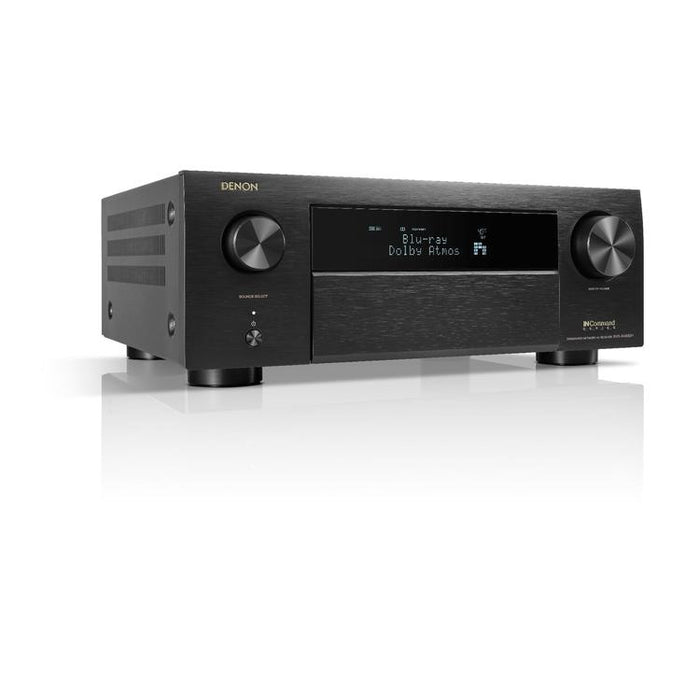 Denon AVRX4800H & HOME250 | Récepteur AV 9.4 canaux et haut-parleur sans-fil - 8K - Auro 3D - Cinéma maison - HEOS - Noir-Sonxplus Sorel