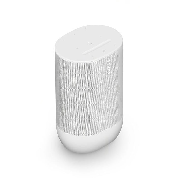 Sonos Move 2 | Haut-parleur sans fil - Stéréo - Commande Vocale - Jusqu'à 24 heures d'autonomies - Blanc-Sonxplus Sorel
