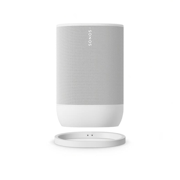 Sonos Move 2 | Haut-parleur sans fil - Stéréo - Commande Vocale - Jusqu'à 24 heures d'autonomies - Blanc-Sonxplus Sorel