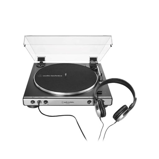 Audio-Technica AT-LP60XHP-GM | Table tournante - Stéréo - Avec casque - Métal Gun-Sonxplus Sorel