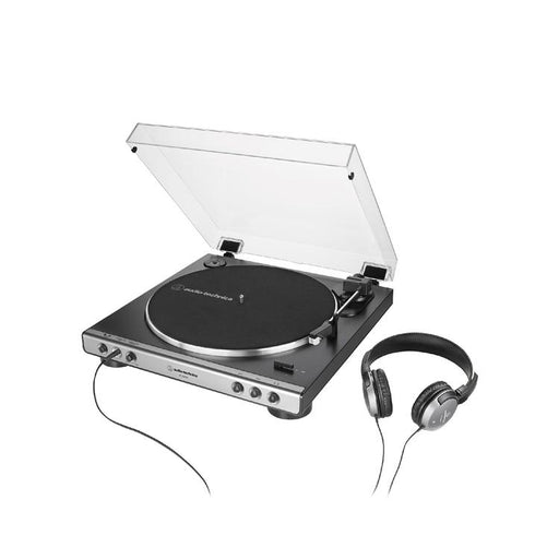 Audio-Technica AT-LP60XHP-GM | Table tournante - Stéréo - Avec casque - Métal Gun-Sonxplus Sorel