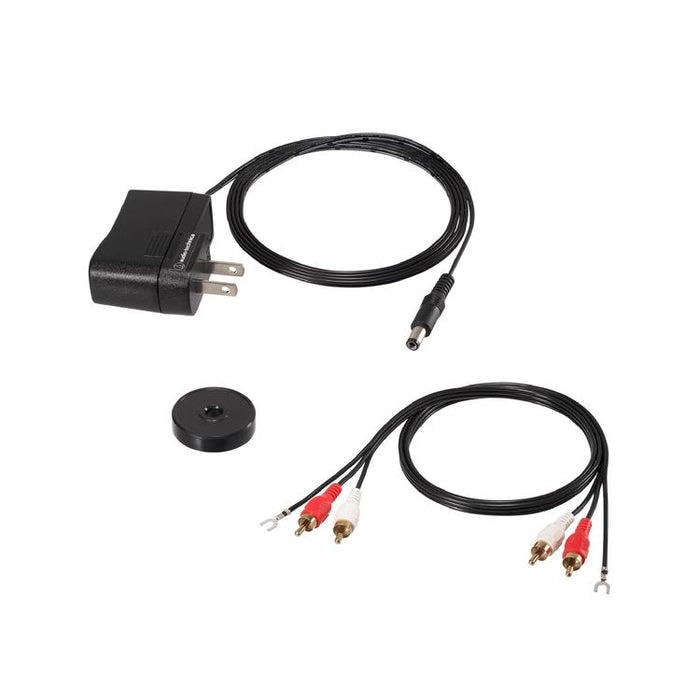 Audio-Technica AT-LPW40WN | Table tournante - Entraînement par courroie entièrement manuel - Noir-Sonxplus Sorel