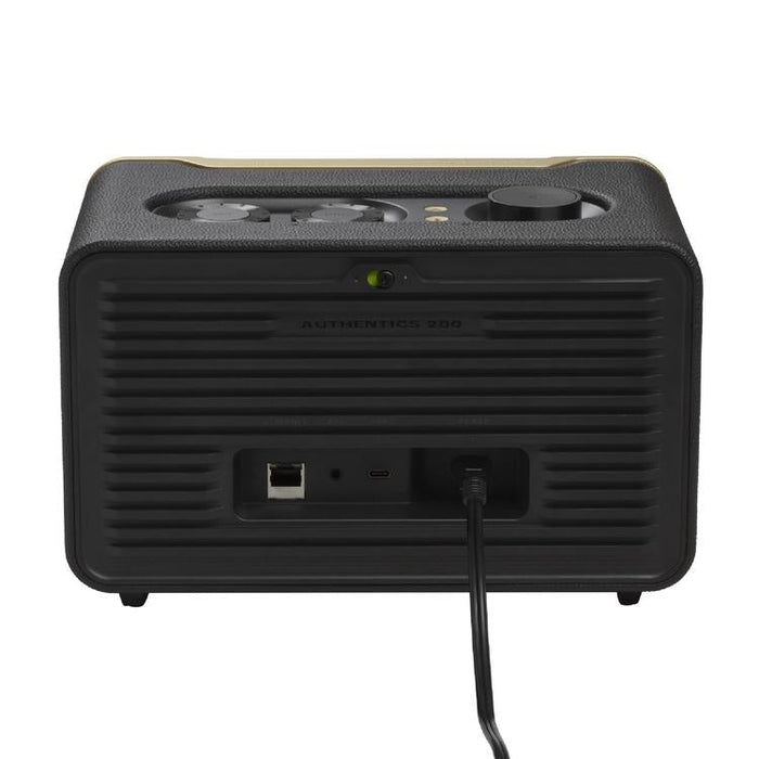 JBL Authentics 200 | Haut-parleurs Stéréo - Wi-Fi - Bluetooth - Noir-Sonxplus Sorel