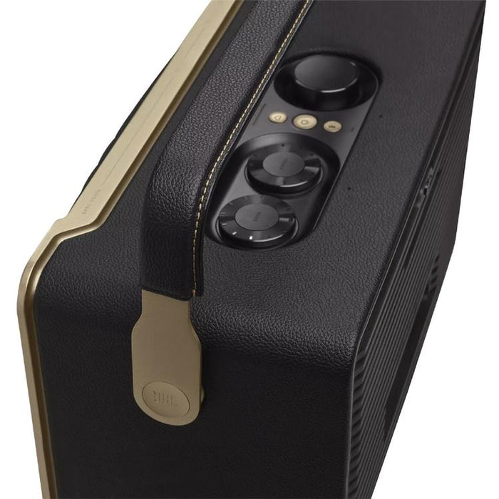 JBL Authentics 300 | Haut-parleurs portatif - Batterie intégrée - Wi-Fi - Bluetooth - Noir-Sonxplus Sorel