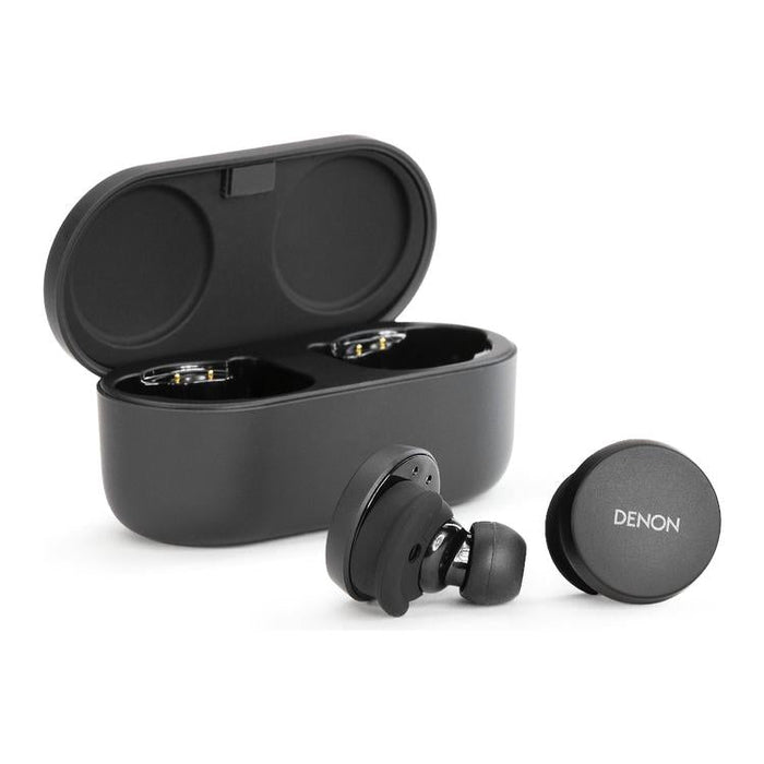 Denon PERL | Écouteurs intra-auriculaires - Sans fil - Bluetooth - Technologie Masimo Adaptive Acoustic - Noir-Sonxplus Sorel