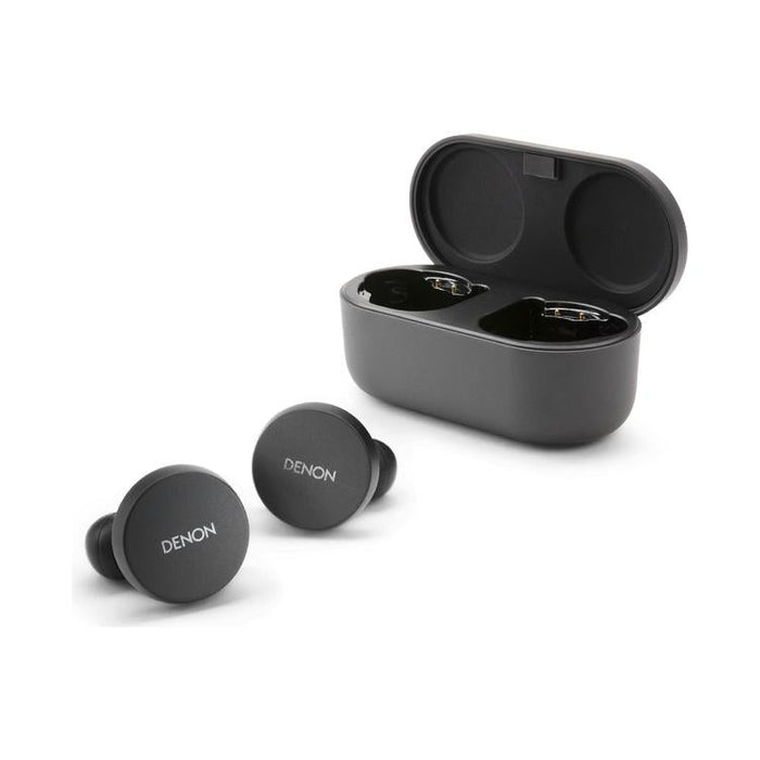 Denon PERL | Écouteurs intra-auriculaires - Sans fil - Bluetooth - Technologie Masimo Adaptive Acoustic - Noir-Sonxplus Sorel
