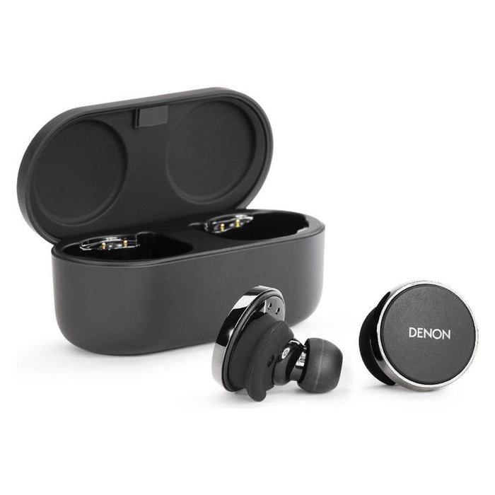 Denon PERL PRO | Écouteurs intra-auriculaires - Sans fil - Bluetooth - Technologie Masimo Adaptive Acoustic - Noir-Sonxplus Sorel