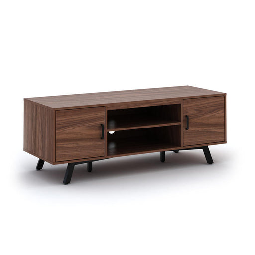Sonora S40V55MB | Meuble téléviseur - 2 Armoires - 55" de large - Brun moyen-Sonxplus Sorel
