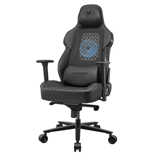 Cougar NxSys Aero | Chaise de jeu - Ventilateur de 200mm intégré - Siège baquet festonné - Noir-Sonxplus Sorel