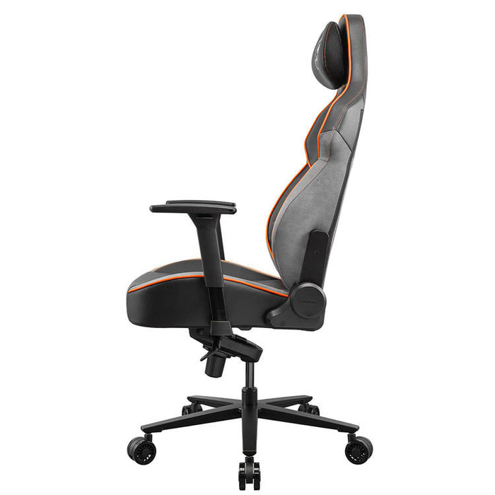 Cougar NxSys Aero | Chaise de jeu - Ventilateur de 200mm intégré - Siège baquet festonné - Orange-Sonxplus Sorel