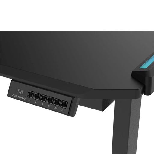 Cougar E-Deimus 120 | Table de jeu électrique - Ports intégrés - Éclairage RVB - Noir-Sonxplus Sorel