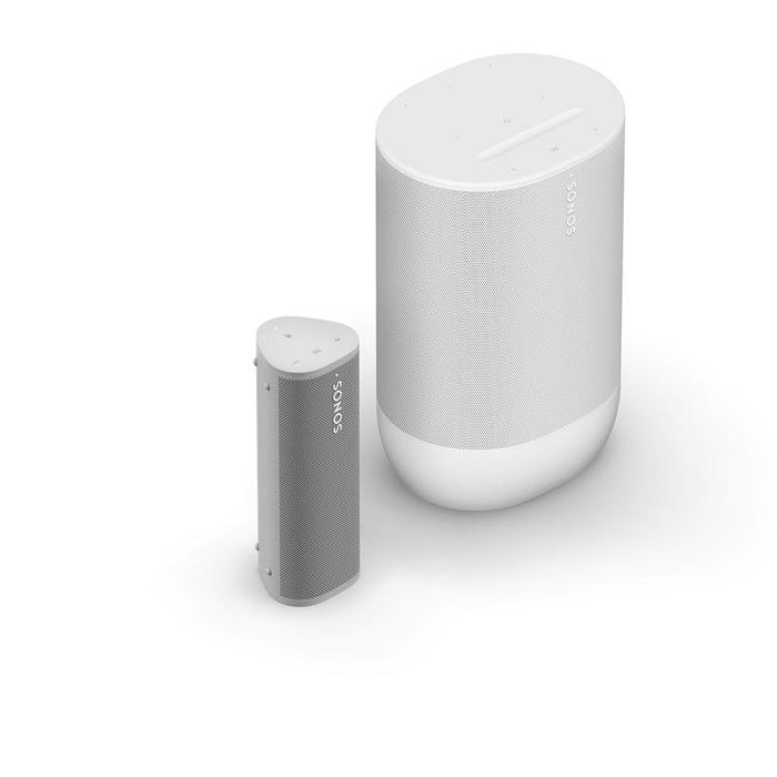 Sonos | Ensemble portatif incluant le Roam et le Move 2 - Blanc-Sonxplus Sorel