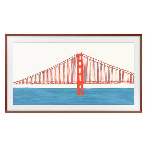 Samsung VG-SCFA55TRCZA | Contour pour téléviseur 55" The Frame - Rouge Brique-Sonxplus Sorel