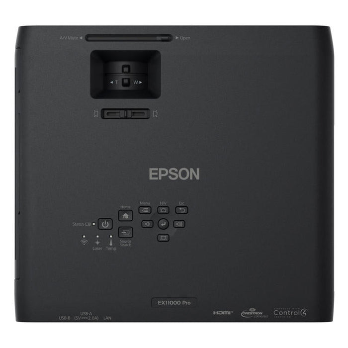 Epson EX11000 | Projecteur laser - 3LCD FHD 1080p - 4600 Lumens - Sans fil - Noir-Sonxplus Sorel