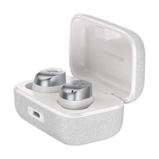 Sennheiser MOMENTUM True Wireless 4 | Écouteurs intra-auriculaires - Sans fil - Réduction adaptative du bruit - Blanc/Argent-Sonxplus Sorel