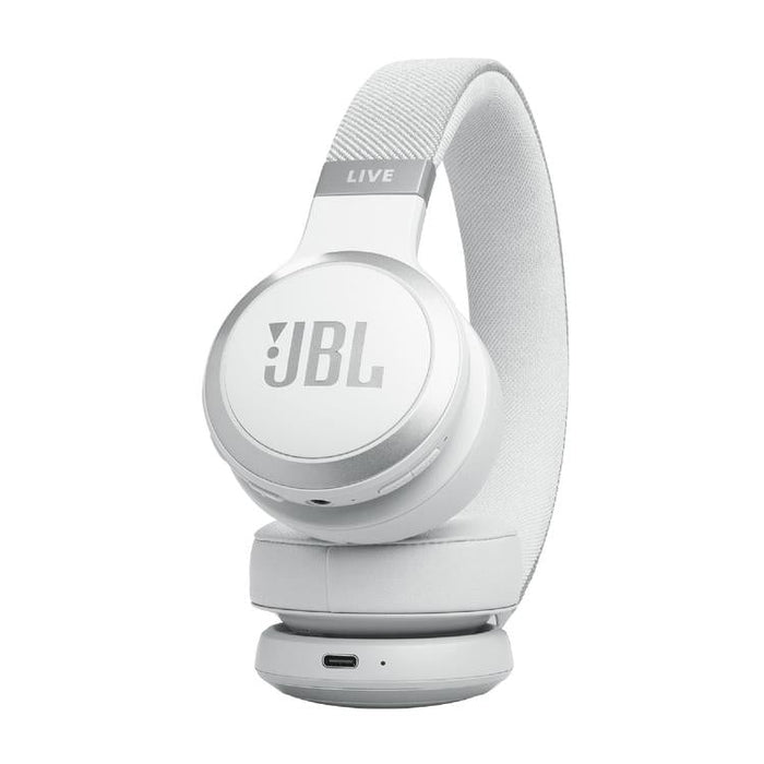 JBL Live 670NC | Écouteurs circum-auriculaires - Sans fil - Bluetooth - Blanc-Sonxplus Sorel