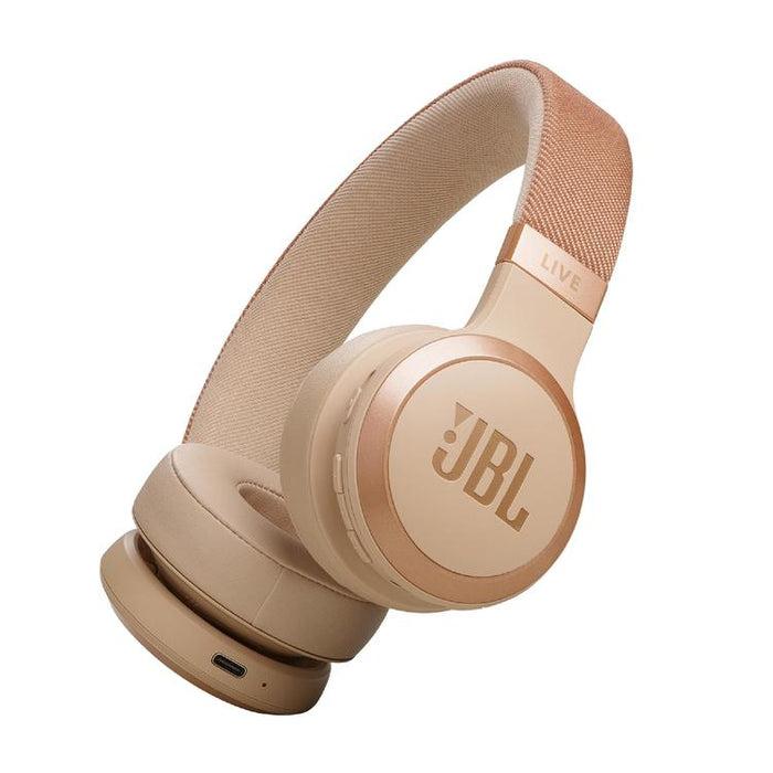 JBL Live 670NC | Écouteurs circum-auriculaires - Sans fil - Bluetooth - Sable | Sonxplus Sorel