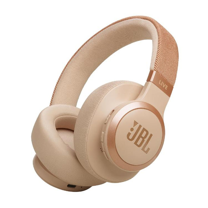 JBL Live 770NC | Écouteurs circum-auriculaires - Sans fil - Bluetooth - Sable-Sonxplus Sorel