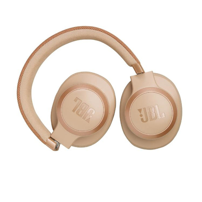 JBL Live 770NC | Écouteurs circum-auriculaires - Sans fil - Bluetooth - Sable-Sonxplus Sorel