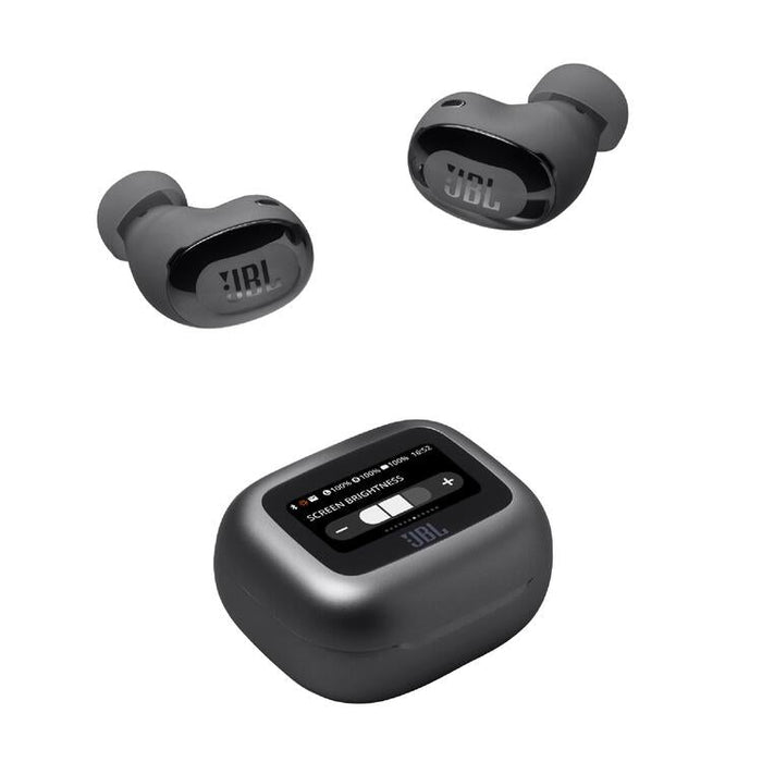 JBL Live Buds 3 | Écouteurs intra-auriculaires - Écran tactile LED 1,45" - Bluetooth - Noir-Sonxplus Sorel