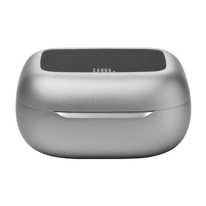 JBL Live Buds 3 | Écouteurs intra-auriculaires - Écran tactile LED 1,45" - Bluetooth - Argent-Sonxplus Sorel