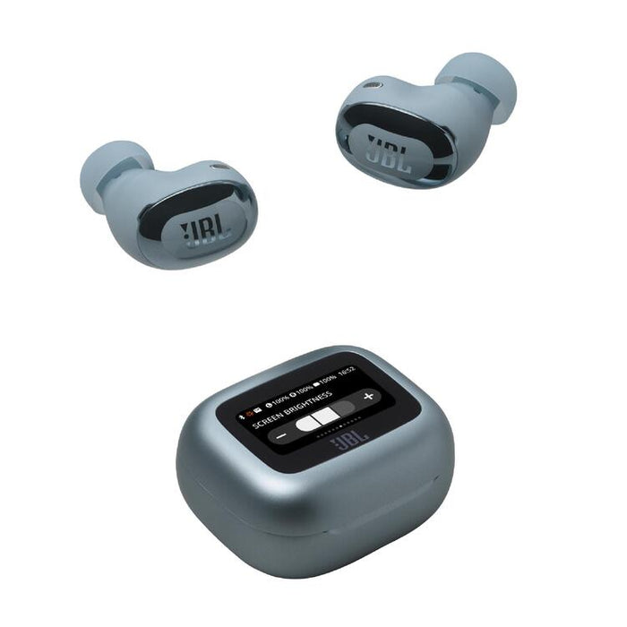 JBL Live Buds 3 | Écouteurs intra-auriculaires - Écran tactile LED 1,45" - Bluetooth - Bleu-Sonxplus Sorel