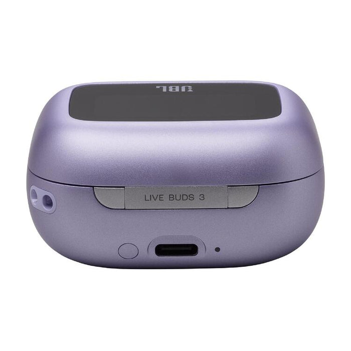 JBL Live Buds 3 | Écouteurs intra-auriculaires - Écran tactile LED 1,45" - Bluetooth - Mauve-Sonxplus Sorel