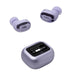 JBL Live Buds 3 | Écouteurs intra-auriculaires - Écran tactile LED 1,45" - Bluetooth - Mauve-Sonxplus Sorel