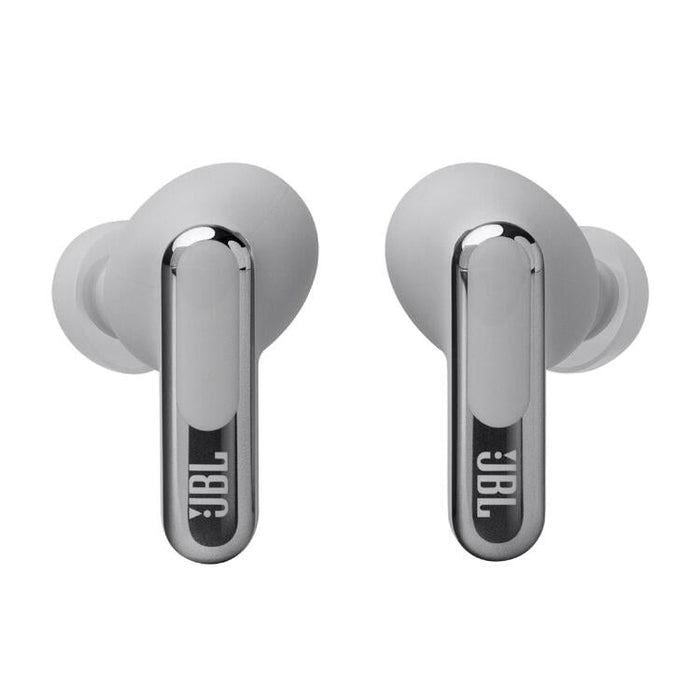 JBL Live Beam 3 | Écouteurs intra-auriculaires - Écran tactile LED 1,45" - Argent-Sonxplus Sorel