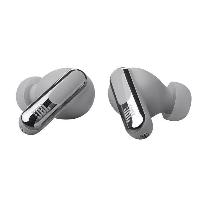 JBL Live Beam 3 | Écouteurs intra-auriculaires - Écran tactile LED 1,45" - Argent-Sonxplus Sorel