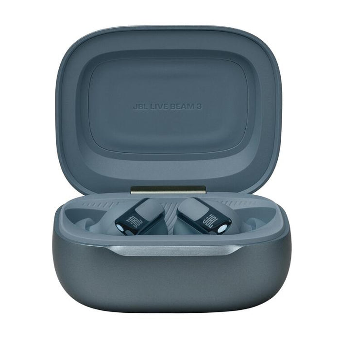 JBL Live Beam 3 | Écouteurs intra-auriculaires - Écran tactile LED 1,45" - Bleu-Sonxplus Sorel