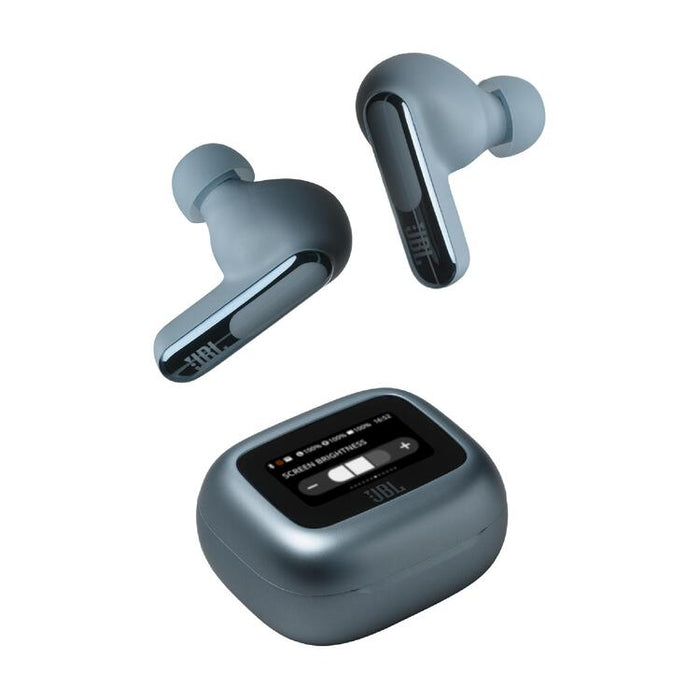 JBL Live Beam 3 | Écouteurs intra-auriculaires - Écran tactile LED 1,45" - Bleu-Sonxplus Sorel