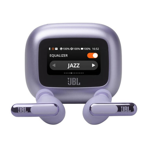 JBL Live Beam 3 | Écouteurs intra-auriculaires - Écran tactile LED 1,45" - Mauve-Sonxplus Sorel
