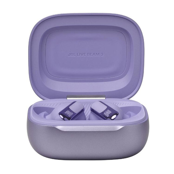 JBL Live Beam 3 | Écouteurs intra-auriculaires - Écran tactile LED 1,45" - Mauve-Sonxplus Sorel