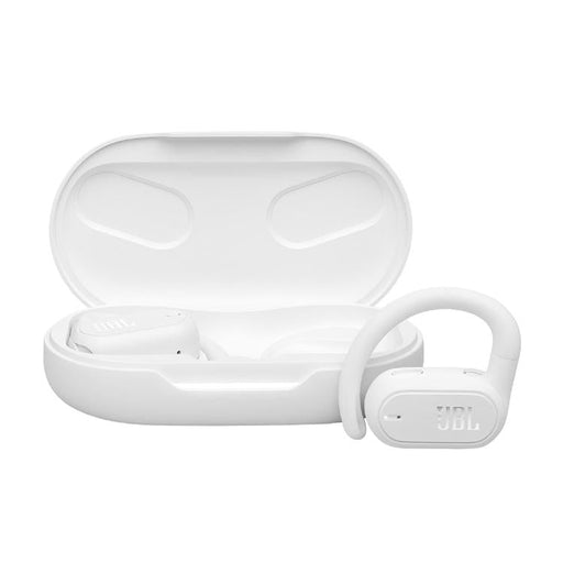 JBL Soundgear Sense | Écouteurs sportifs à conduction - Bluetooth - Blanc-Sonxplus Sorel