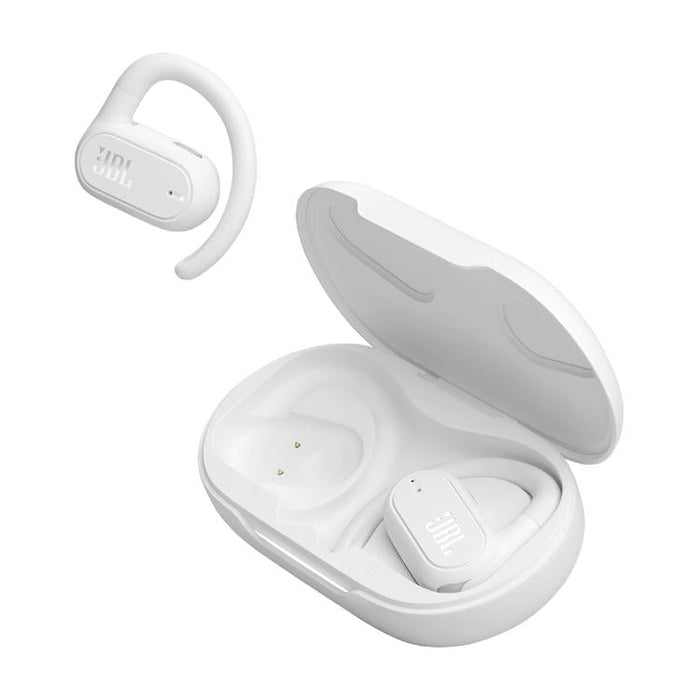 JBL Soundgear Sense | Écouteurs sportifs à conduction - Bluetooth - Blanc-Sonxplus Sorel