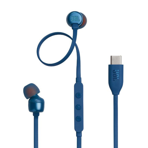 JBL Tune 310C | Écouteurs intra-auriculaires - Filaire - USB-C - Télécommande 3 boutons - Bleu-Sonxplus Sorel