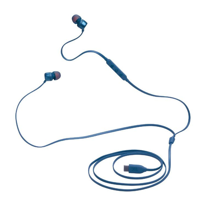 JBL Tune 310C | Écouteurs intra-auriculaires - Filaire - USB-C - Télécommande 3 boutons - Bleu-Sonxplus Sorel