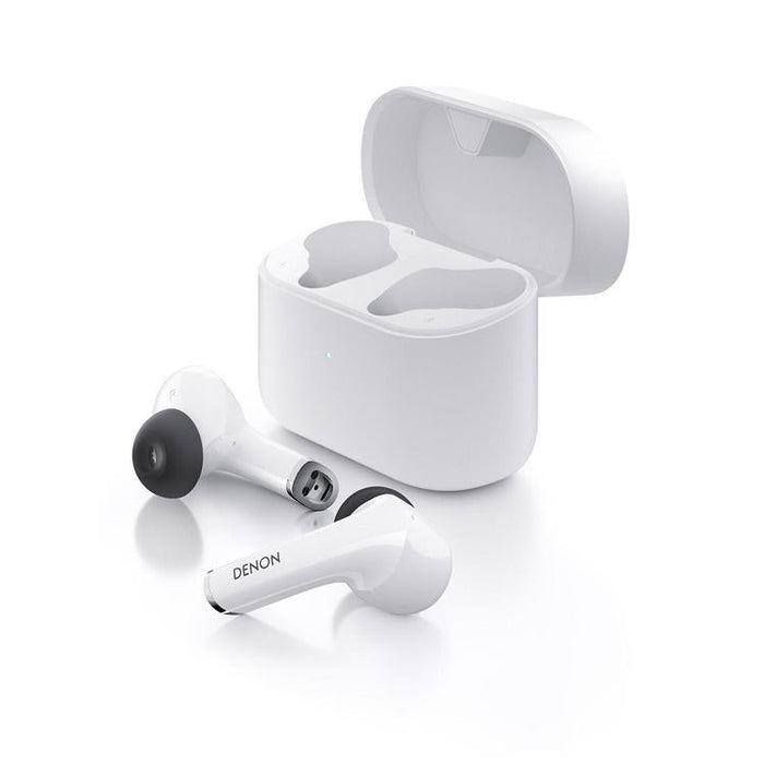 Denon AHC830NCW | Écouteurs sans fil - Intra-auriculaires - Réduction active du bruit - Blanc-Sonxplus Sorel